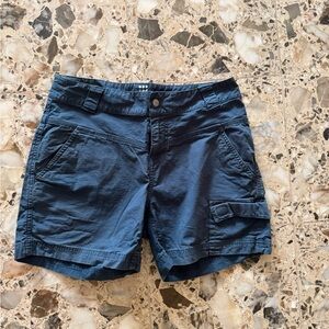 Title Nine Blue Green Shorts Size 2